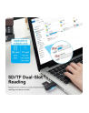 Czytnik kart 2 w 1 USB 30 A Vention (SD+TF) czarny Dual Drive Letter - nr 5