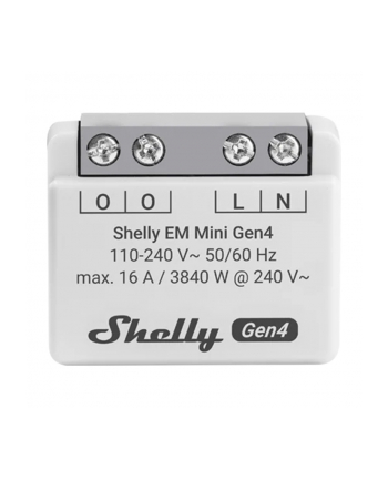 Inteligentny sterownik do pomiaru zużycia energii WiFi Shelly EM Mini Gen4 nr 1