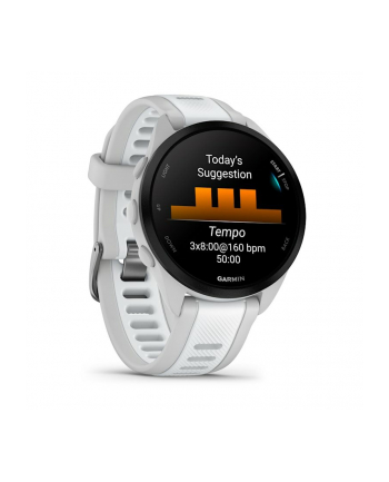 Zegarek sportowy Garmin Forerunner 165 Music AMOLED 43mm Mist Grey Whitestone nr 2