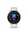Zegarek sportowy Garmin Forerunner 165 Music AMOLED 43mm Mist Grey Whitestone - nr 4