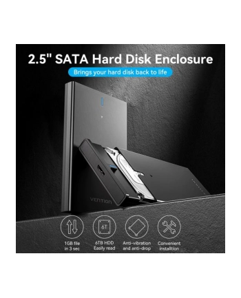 Obudowa dysku twardego SATA 2,5 cala Vention USB 30 Micro-B