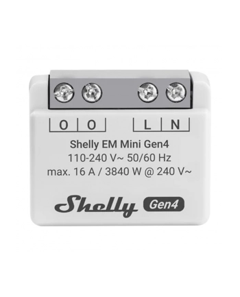 Inteligentny sterownik do pomiaru zużycia energii WiFi Shelly EM Mini Gen4