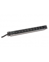 Listwa zasilająca PDU 19'''', 1U, 10 gniazd IEC C13, 10A, 2500W, aluminiowa, 2m - nr 4