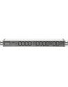 Listwa zasilająca PDU 19'''', 1U, 10 gniazd IEC C13, 10A, 2500W, aluminiowa, 2m - nr 11