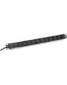 Listwa zasilająca PDU 19'''', 1U, 10 gniazd IEC C13, 10A, 2500W, aluminiowa, 2m - nr 14