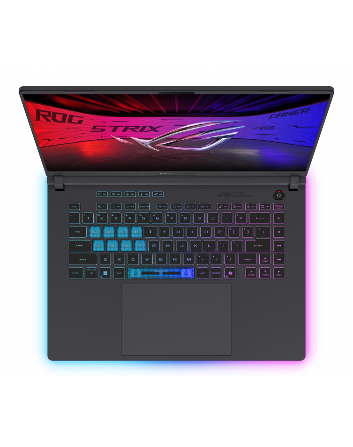 ASUS ROG Strix 16 G615LW-U9321W Ultra 9 275HX 160''; 25K 240Hz IPS-level 500nits AG 32GB DDR5 5600 SSD1TB GeForce RTX 5080 16GB WLAN+BT LAN Cam1080p 90WHrs Win11 Eclipse Gray główny