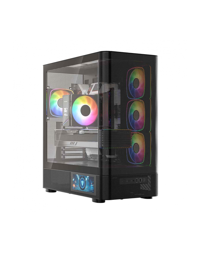 MODECOM OBUDOWA VOLCANO AQ 400 ARGB MIDI CZARNA główny
