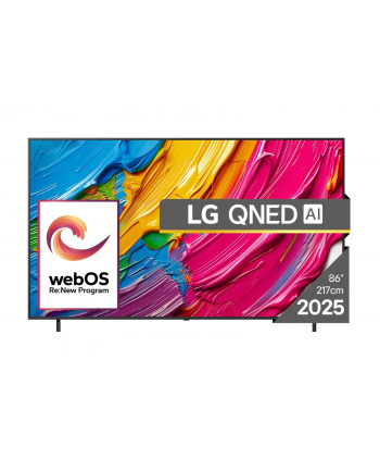 Telewizor LG 86QNED80A3A QNED 86''; 4K Ultra HD WebOS Dolby Digital DVB-T2 Czarny nr 1