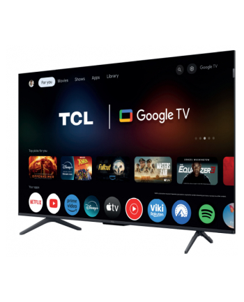 Telewizor TCL 50C61K QD-Mini LED 50''; 4K Ultra HD 144Hz Google TV Dolby Atmos Metaliczny nr 1