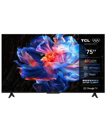 Telewizor TCL 75P69K LED 75''; 4K Ultra HD Google TV Dolby Atmos DVB-T2 Czarny nr 2