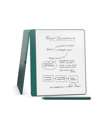Czytnik Ebook New Kindle Scribe - 2024 release 102” glare-free 64GB Wi-Fi (Without Lockscreen Ads) with Premium Pen Jade + ładowarka 20W USB-C/USB-A EZC105W