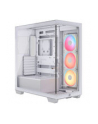 Obudowa Corsair 3500X LXR LINK Tempered Glass Mid-Tower, White - nr 1