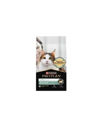purina nestle PURINA PRO PLAN LIVECLEAR STERILISED ADULT Bogata w Indyka 2,8kg