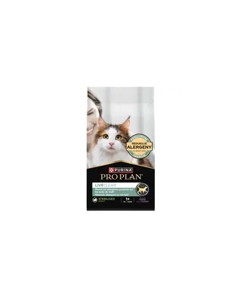 purina nestle PURINA PRO PLAN LIVECLEAR STERILISED ADULT Bogata w Indyka 1,4kg
