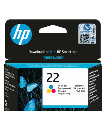 Tusz HP kolor Nr 22 do HP Deskjet 3920, 3940, D1360, D2360, F380, C9352AE (C9352AE#UUQ)