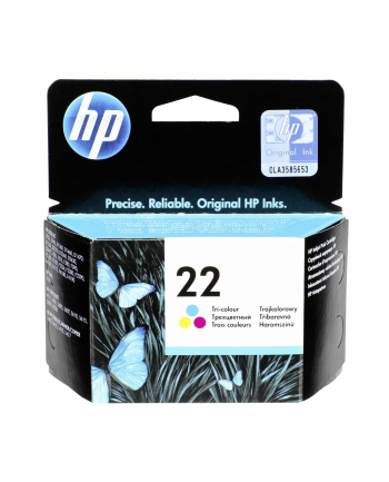 Tusz HP kolor Nr 22 do HP Deskjet 3920, 3940, D1360, D2360, F380, C9352AE (C9352AE#UUQ)
