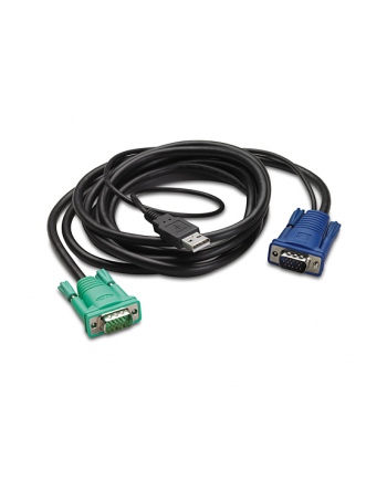 APC Zintegrowany LCD KVM USB Kabel - 6 ft (1.8m) (AP5821)