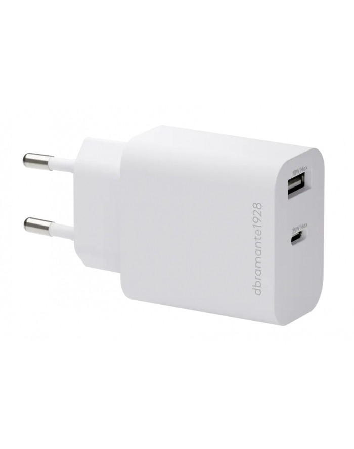 dbramante1928 DBRAMANTE Akcesoria EU Wall Chrg-USB-C 25W+USB-A 18W-WHT główny