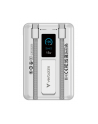 Powerbank Verbatim Charge 'n' Go 2C Display Magnetic Wireless 10000mAh 3xUSB-C PD 3.0 QC 3.0 Srebrny - nr 3
