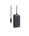 gembird HUB USB 2.0 10-portowy czarny - nr 4