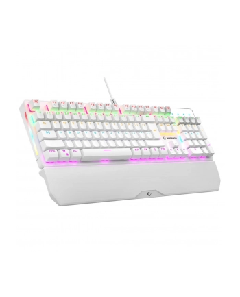 Klawiatura przewodowa Rampage KB-R86 gamingowa mechaniczna UMBRA Blue Switch biała
