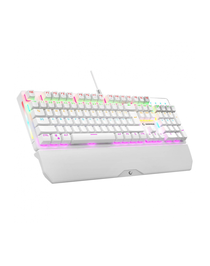 Klawiatura przewodowa Rampage KB-R86 gamingowa mechaniczna UMBRA Blue Switch biała główny