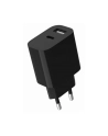gembird Ładowarka uniwersalna USB 2-portowa (A+C), 2.4 A, czarna - nr 5