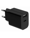 gembird Ładowarka uniwersalna USB 2-portowa (A+C), 2.4 A, czarna - nr 6