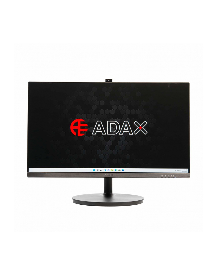 Komputer ADAX VERSO AIO 23,8'' WXIHC12100 Black i3-12100/H610/8GB/512GB/Wi-Fi/BT/W11H główny