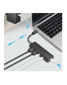 logilink Hub USB-C, 4-porty 2x USB-A,2xUSB-C, czarny - nr 5