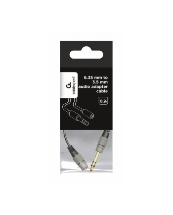 gembird Adapter audio kabel 0,2m od 3,5mm do 6,35mm nr 1