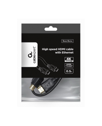 gembird Kabel HDMI z Ethernet Select Series 0.5 m nr 2