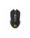 gembird Mysz Firebolt 6-przyciskowa bezprzewodowa gamingowa z podświetleniem RGB, czarna - nr 1
