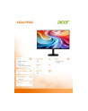 acer Monitor 23.8 cala KA242YP0bi VA 144Hz HDMI DP VGA - nr 3