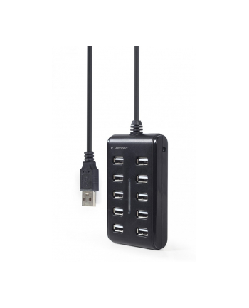 gembird HUB USB 2.0 10-portowy czarny nr 2