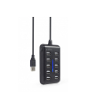 gembird HUB USB 2.0 10-portowy czarny - nr 5
