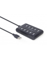 gembird HUB USB 2.0 10-portowy czarny - nr 6
