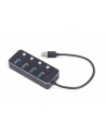 gembird HUB 4-portowy USB 3.1 (Gen 1) z przełącznikami czarny - nr 5