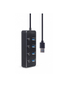 gembird HUB 4-portowy USB 3.1 (Gen 1) z przełącznikami czarny - nr 6