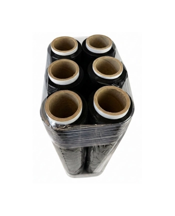 bstech Folia stretch czarna 23mic 1,5kg x 6 BOX