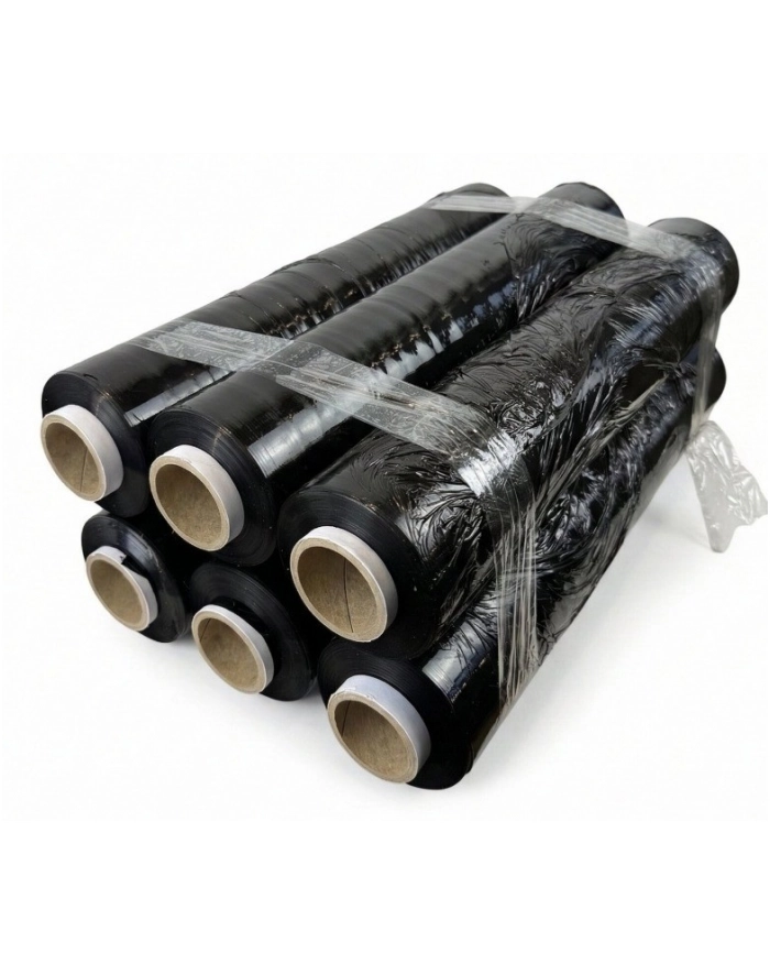 bstech Folia stretch czarna 23mic 3,0kg x 6 BOX główny