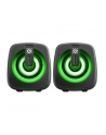 defender Głośniki komputerowe J1 2.0 6W LED USB czarne - nr 1
