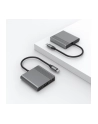 gembird Adapter wieloportowy USB typu C 3 w 1 (port USB + HDMI +USB-C), gwiezdna szarość - nr 4
