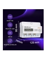 qoltec Trójfazowy elektroniczny licznik | miernik zużycia energii na szynę DIN | 400V | 100A | LCD | LED | 7P - nr 9