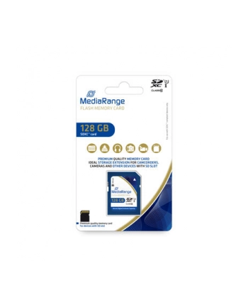 MediaRange SD Card 128GB SDXC CL.10 UHS-1