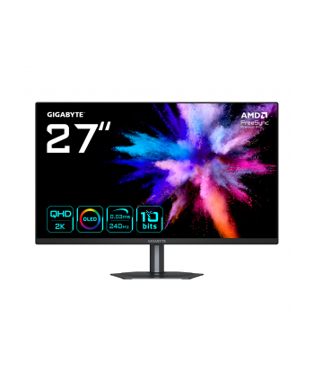 Monitor Gigabyte 27'' GO27Q24 EK QD-OLED QHD 240Hz 2xHDMI DP HUB nr 1