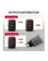 axagon Ładowarka sieciowa ACU-PQ67 PD'QC 67W 2-port GaN, USB-A + USB-C - nr 20