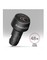 axagon Ładowarka samochodowa PWC-PQ48 48W z 2 portami, PD3.0, QC4+ - nr 19