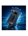 qoltec Ładowarka do akumulatora AGM GEL | Prostownik 12V | 2A | 24W |   5.5x2.1 | kabel 1.8m - nr 5