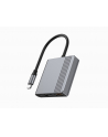 gembird Adapter wieloportowy USB typu C 3 w 1 (port USB + HDMI +USB-C), gwiezdna szarość - nr 5